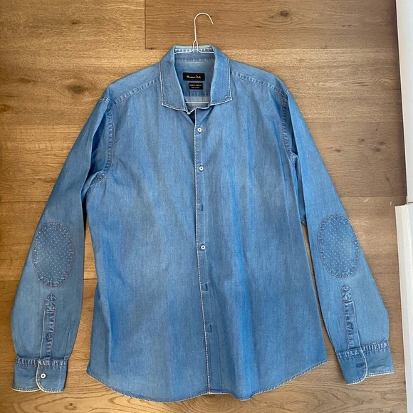 Denim button down - Picture 1 of 2